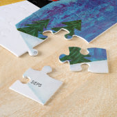 Skis voor Snowman Legpuzzel (Zijkant)