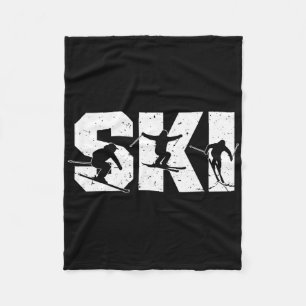 Skisport Freestyle Skiploeg Grappige Extreme Winte Fleece Deken