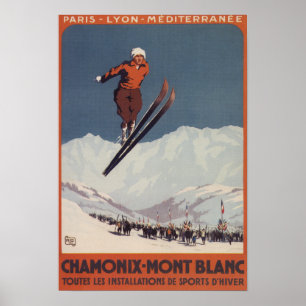 Skisprong - Poster PLM Olympisch Promo