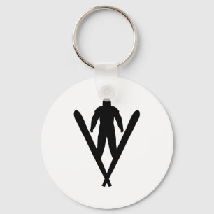 skistoeljumper sleutelhanger