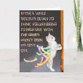 Skittles op het verjaardagsfeestje kaart (Voorkant)