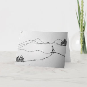 Skivakantie schets kaart