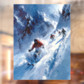 Skivenster vastkleven raamsticker (Vel 2)