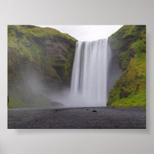 Skofafoss waterval poster