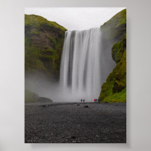 Skofafoss waterval poster