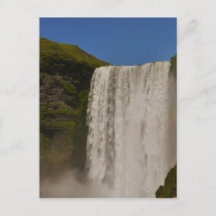 Skogafoss Waterfall IJsland Briefkaart