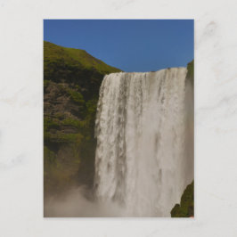 Skogafoss Waterfall IJsland Briefkaart