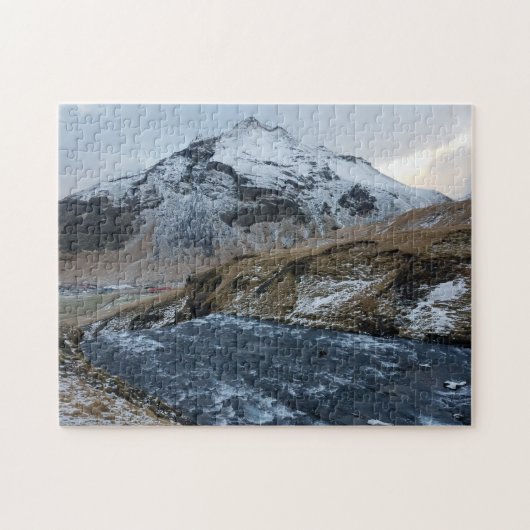 Skogafoss Waterfall IJsland Legpuzzel (Horizontaal)