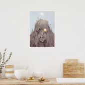 Skogtroll [Bosbos] Poster (Keuken)