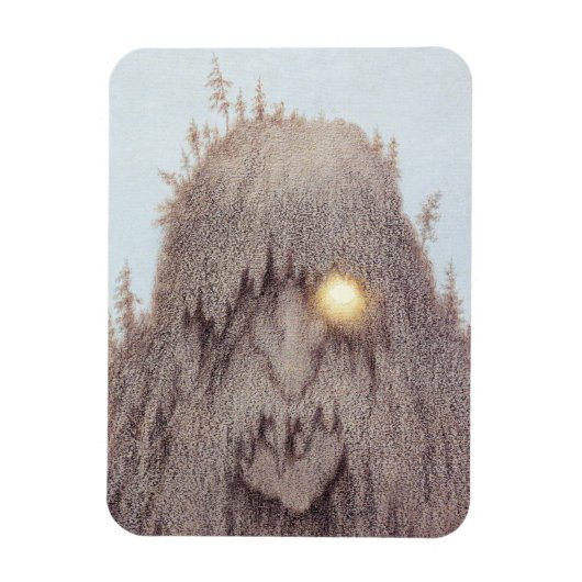 Skogtroll [Forest Troll] magneet (Verticaal)