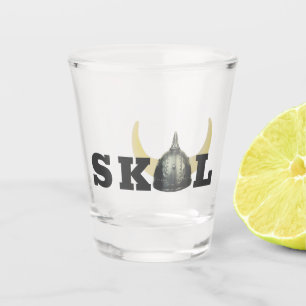 Skol en Horned Helmet Shot Glas