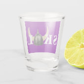 Skol en Horned Viking Helmet Shot Glas (Achterkant)