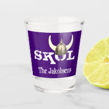 Skol en Horned Viking Helmet Shot Glass