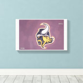 Skol Hand Painted by Mark Elsen Canvas Afdruk (Insitu (Houten vloer))