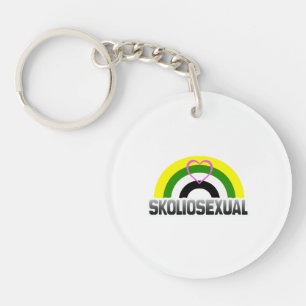 Skolioseksuele trots sleutelhanger