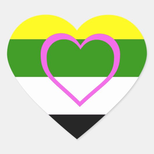 SKOLIOSEXUAL PRIDE HART STICKER (Voorkant)