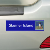 Skomer Island Puffins Bumpersticker (Op auto)