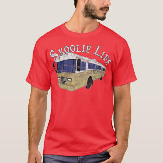 Skoolie Life Bus Conversion Nomad Lifestyle Vintag T-shirt