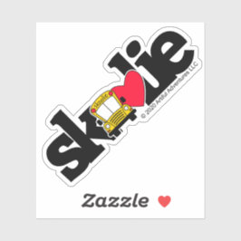 Skoolie-tekst Sticker