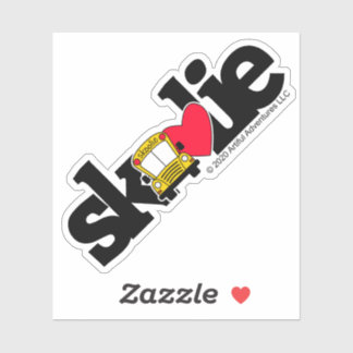 Skoolie-tekst Sticker