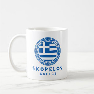 Skopelos, Griekenland Koffiemok