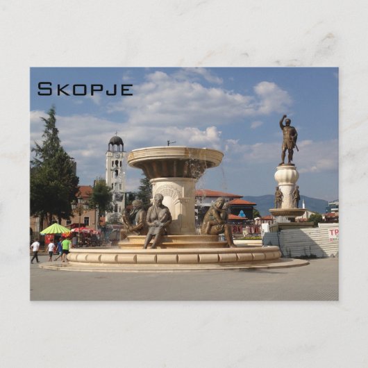 Skopje Briefkaart (Voorkant)