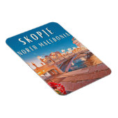 Skopje, brugstad magneet (Rechterzijde)