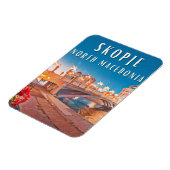 Skopje, brugstad magneet (Linkerzijde)