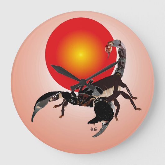 Skorpion Uhr Grote Klok (Voorkant)