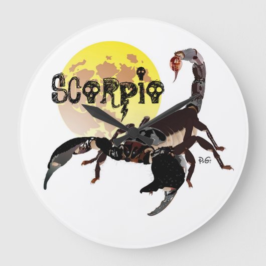 Skorpion Uhr Grote Klok (Voorkant)