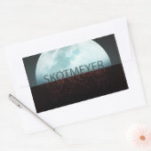 Skot Meyer Halve Maan Sticker van Karen Kreature (Envelop)