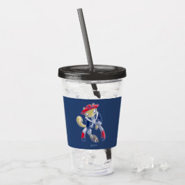 Skribbles: Go Patriots Acryl Drinkbeker