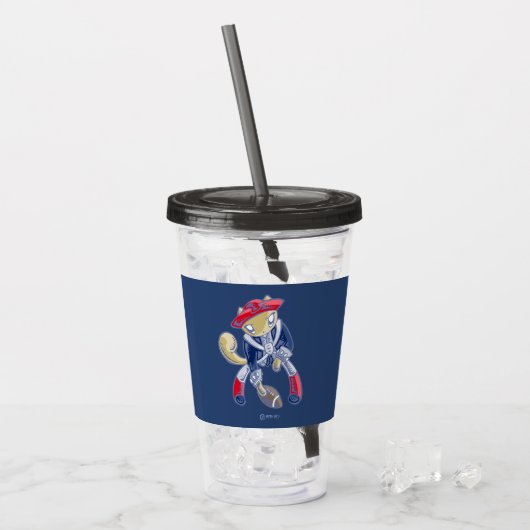 Skribbles: Go Patriots Acryl Drinkbeker (Voorkant ijs)
