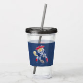 Skribbles: Go Patriots Acryl Drinkbeker (Achterkant)