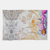 Skribbles: Koffie + dromen Theedoek (Horizontaal)