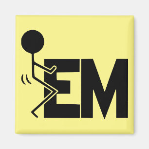 Skru-em-stickfiguur #USAPatriotGraphics © Magneet