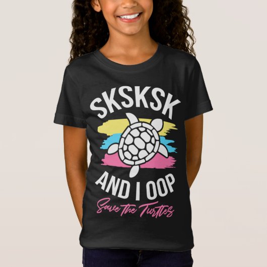 Sksksk en ik redden het Zee T T-shirt (Voorkant)
