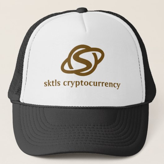 sktls cryptocurrency Trucker Hat Pet (Voorkant)