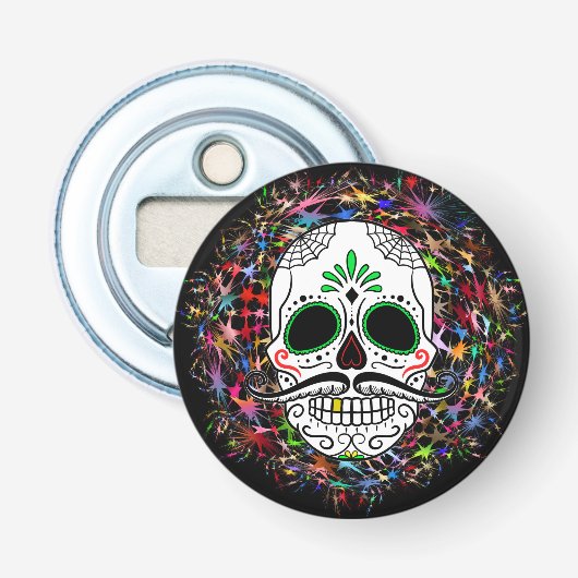 Skull20170396 Button Flesopener (Voorkant)