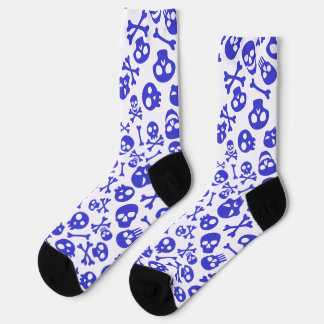 Skull and Crossbones Halloween Naadloos patroon Sokken