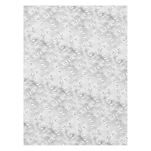 Skull and Crossbones Halloween tafelkleed (Voorkant)