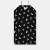 Skull and Crossbones Trick or treat Party Favoriet Cadeaulabel (Achterkant)