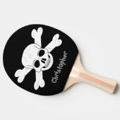 Skull and Crossbones voegt alleen naam toe Tafeltennisbatje (Zijkant)