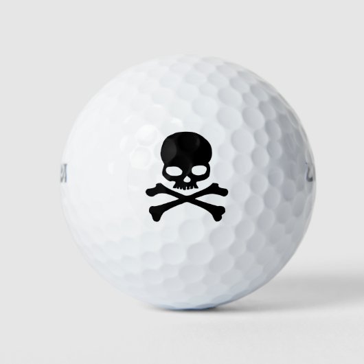 Skull and Crossbones voor golfballen (Voorkant)