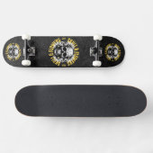 Skull and Flowers Skateboard (Horz)