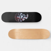 Skull and Snake Gothic Skateboard (Horizontaal)