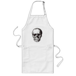 Skull Apron Lang Schort