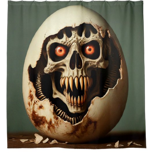 Skull Art Douchegordijn (Voorkant)