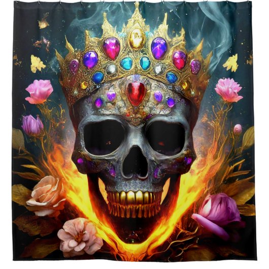 Skull Art Douchegordijn (Voorkant)