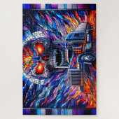 Skull Art Legpuzzel (Verticaal)